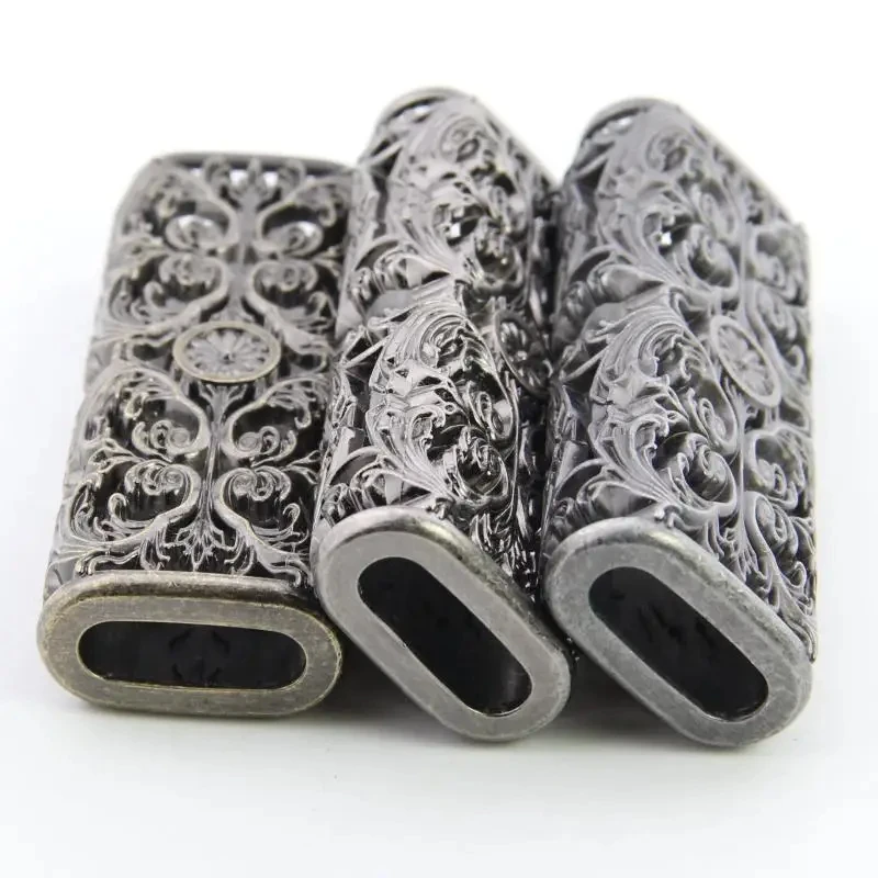 Zinc Alloy Coating 3d Hollow Carved Lighter Shell Explosion-Proof Design Suitable For Swedish Cricket Ordinary Lighters