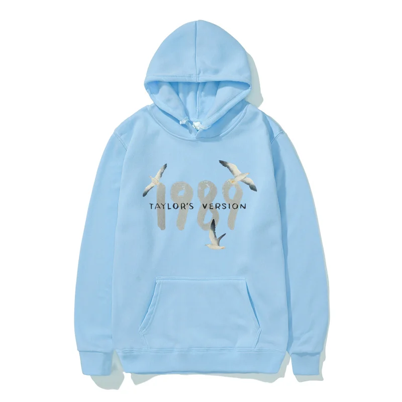 

Cotton Print Pigeon Sky blue Taylor NEW Style Men Women Hoodies Version Swift Sweatshirt Swif Sweater Blouce With Hood Clothes