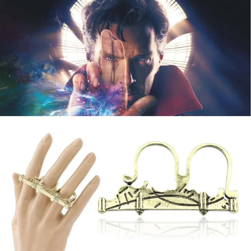 

Marvel Movie Doctor Strange Cosplay Props Ring Fashion Hanging Time Space Rings for Women Men Jewelry Accessories Gifts