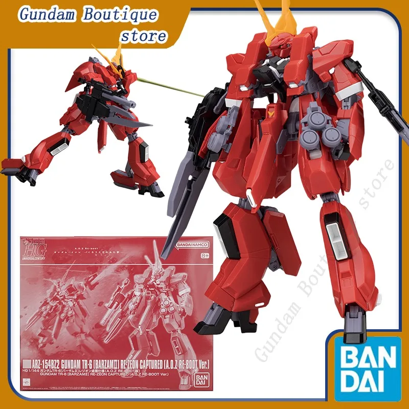 Bandai Genuine ARZ-154BZ2 GUNDAM TR-6 [BARZAM] RE-ZEON CAPTURED [A.O.Z. RE-BOOT Ver.] Anime Action Figure Assembly Model Toys