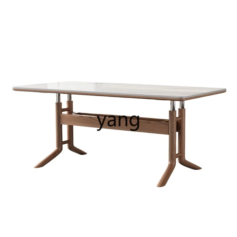 

CX solid wood rock slab living room home modern simple dining table