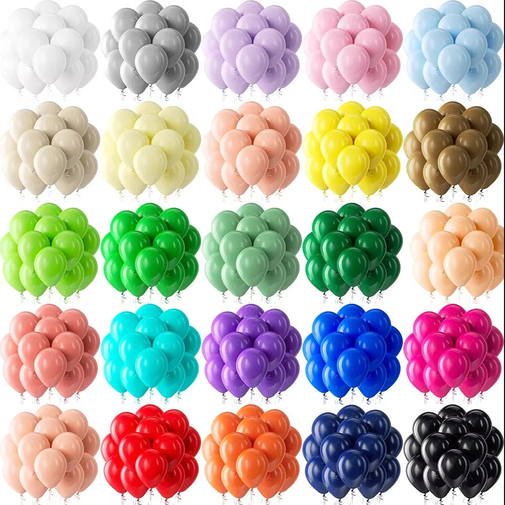10/20/30pcs White Balloons 5/10/12inch Pastel Blue Pink Green Balloon Wedding Birthday Party Decoration Globos Baby Shower Decor