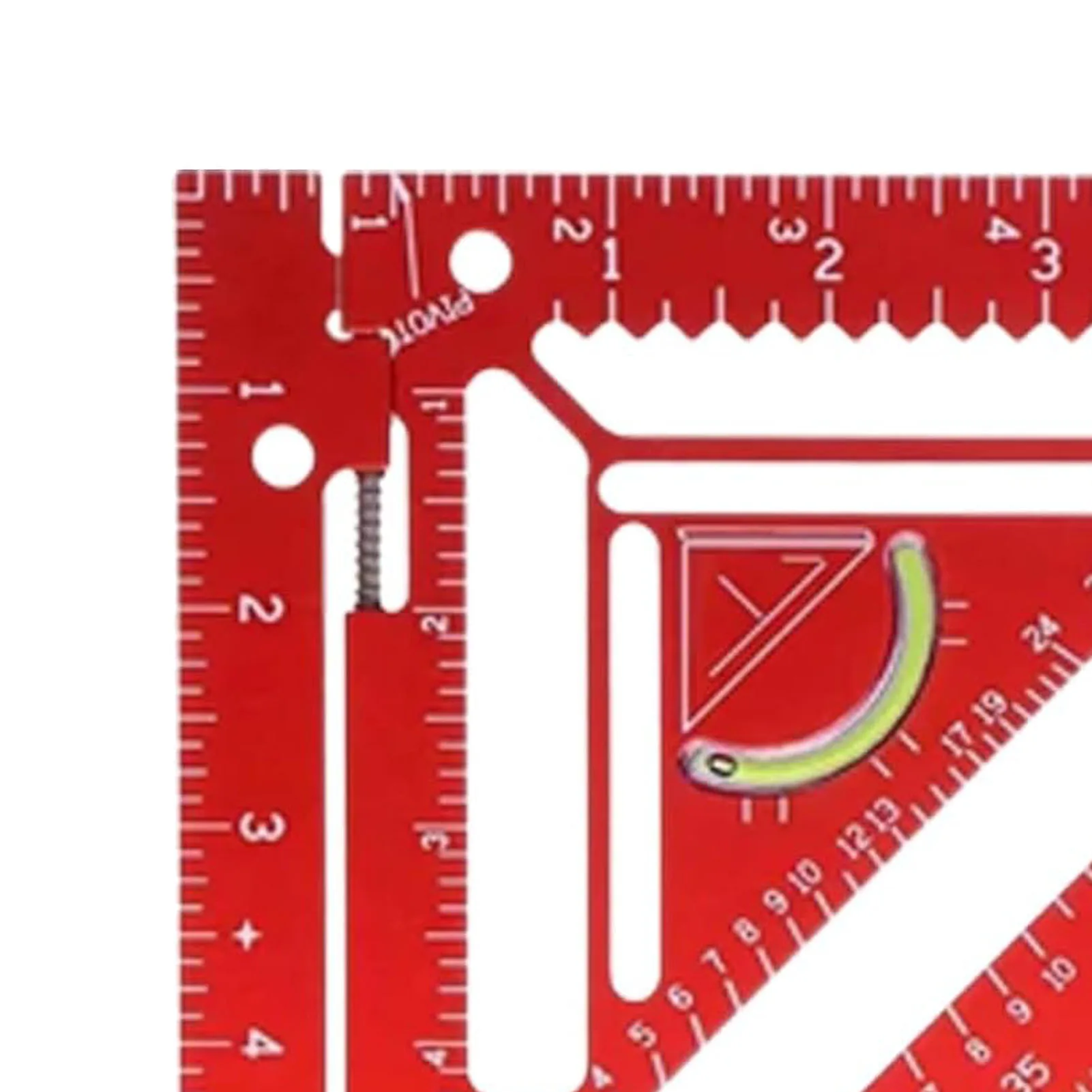 Rafter  Tool Aluminum Alloy Triangular Ruler Layout Measuring Tool Carpentry  with Jig Block Rafter  Tool