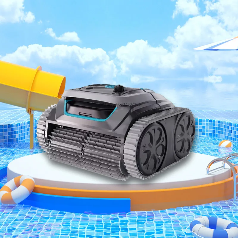 

HH001 OEM Automatic Underwater Robotic Vacuum Cleaner Pool Piscine Piscina's Smart Cleaning Robot Can Climb Walls ABS