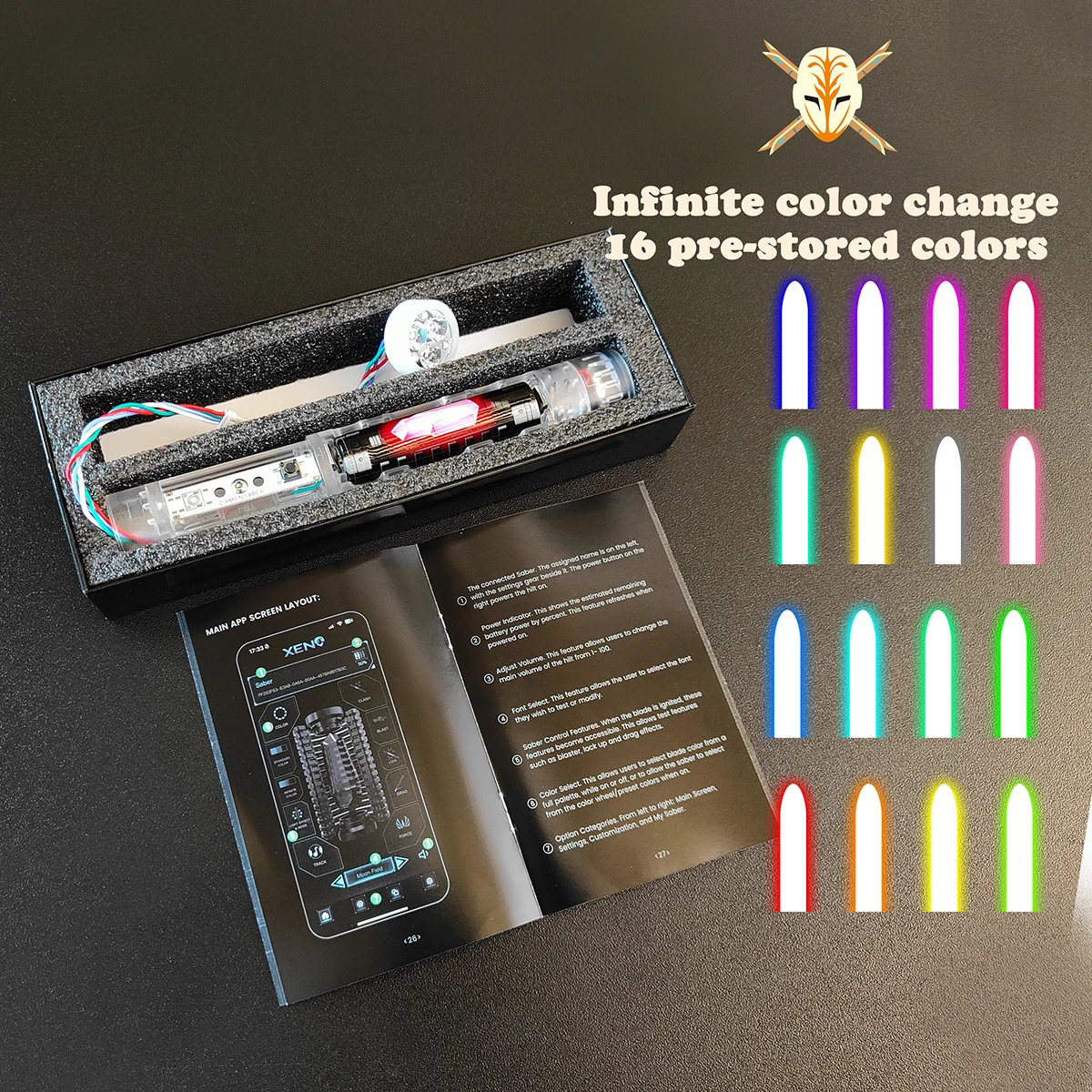 Lightsaber Chip Proffie Soundboard Kit RGB NeoPixel Core Xenopixel3.0 All Smooth Swing Electronic Hilt Force Blaster Saber Laser