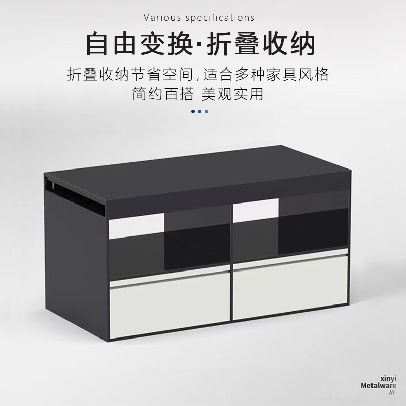 Open Kitchen Island Table Heavy Rail Table Top Translation Sliding Telescopic Guide Rail Hardware Accessories