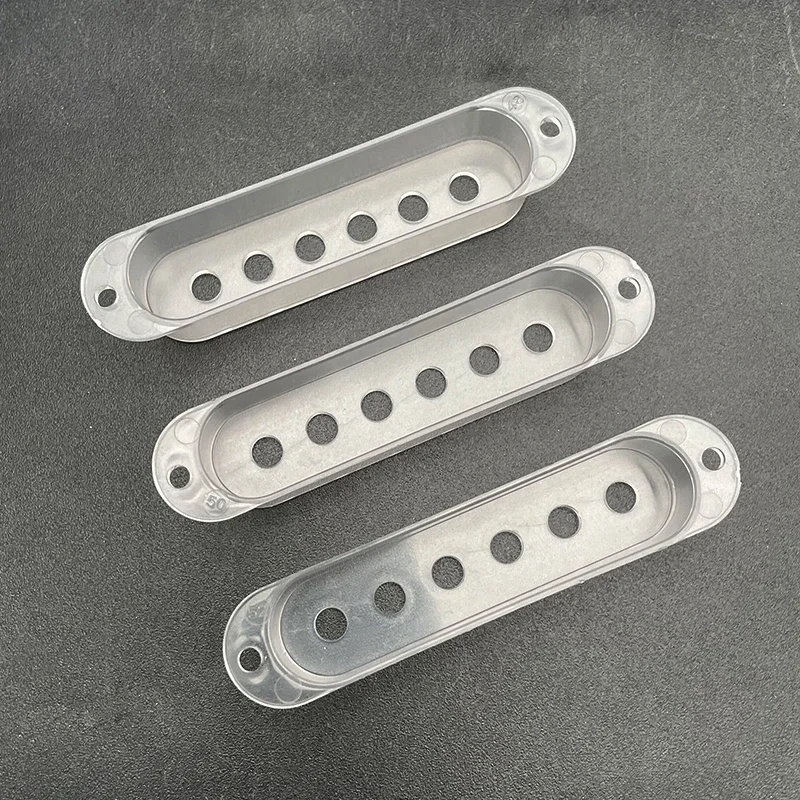 3Pcs/6Pcs Transparent ST Pickup Cover Guitar Single Coil Pickup Cover Plastic Cover 48/50/52MM Guitar Parts