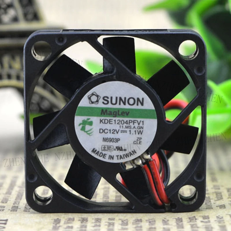 

S New for Sunon maglev KDE1204PFV1 DC 12V 1.1W 2 wire cooling fan#QW