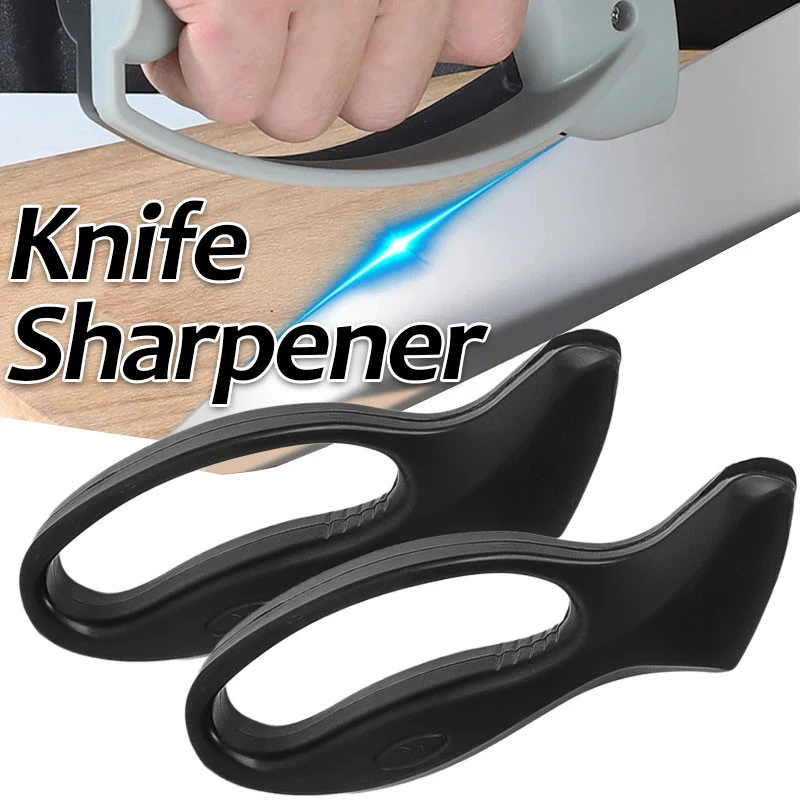 

Knife Sharpener For Kitchen Fruit Knife And Steel Knives, Scissors Handheld None-Slip Knife Sharpener