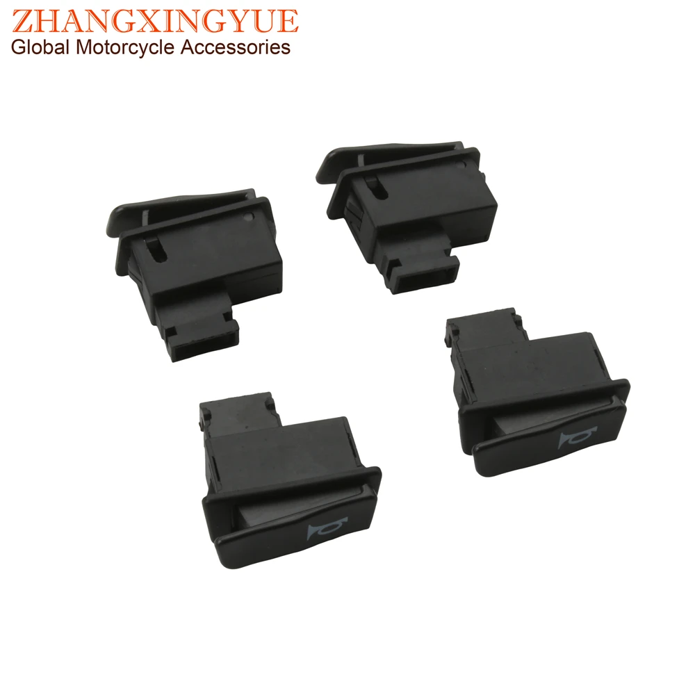 4pc Horn Switch Button For Kymco Like125 Like150 VJR 50 100 110 GP125 G6 V2 G3 G4 35180-GFY6-900