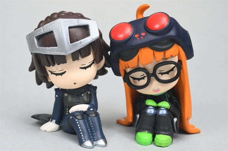 New Original Persona P5 Shoulder To Shoulder Akechi Goro Sakura Futaba Charm Collection Ornament Action Figure Model Toy Stock