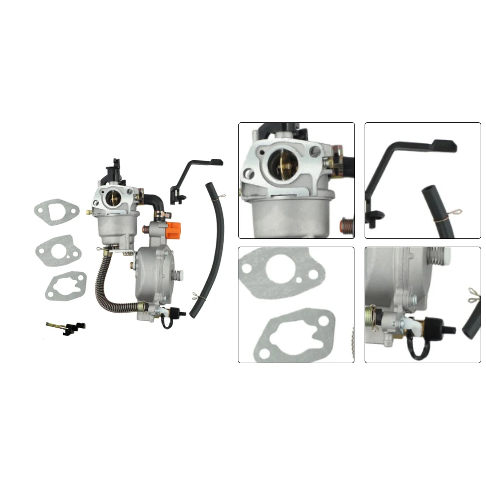 Dual Fuel Carburetor Conversion Kit For LPG Gas Generator Compatible With for gx200 168F 160 170F Engine Parts Accessories
