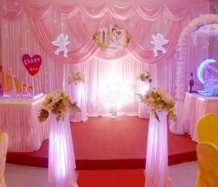 

3*3/3*6 м свадебный фон занавеска сценический фон драпировка роскошные качели дизайн шелковые шторы для дня рождения украшения вечеринки