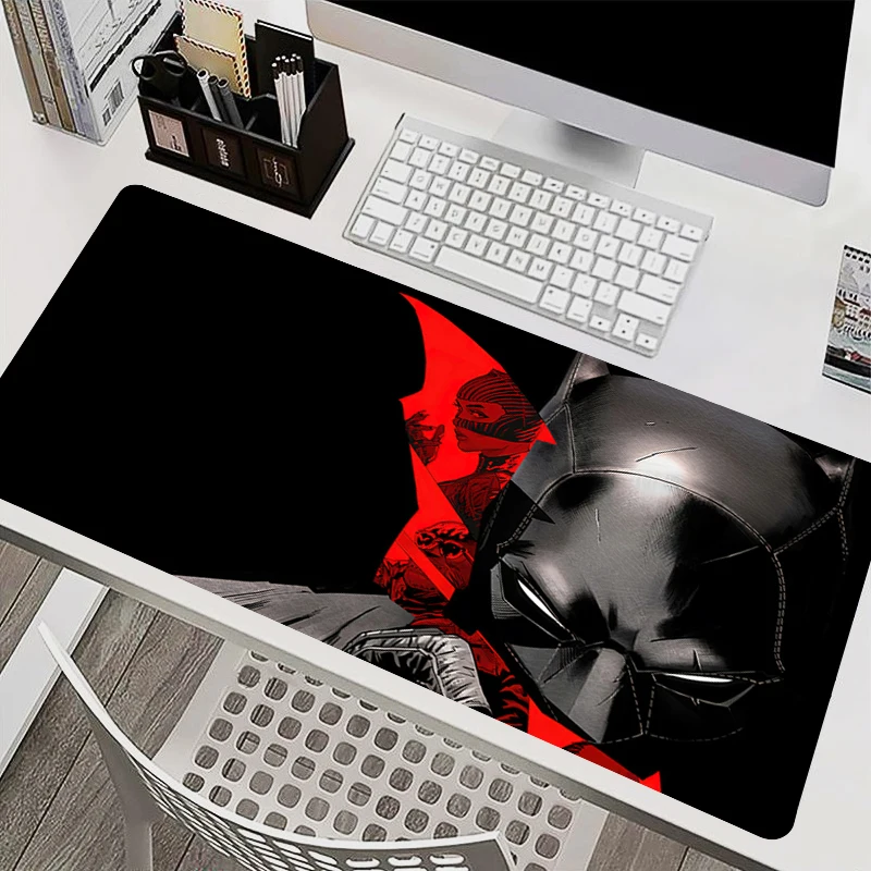 Super Hero Batmans Anime Mouse Pad Office PC Speed Gamer Keyboard Mousepad Laptop Gaming Accessories XXL Desk Mat 900x400 Carpet