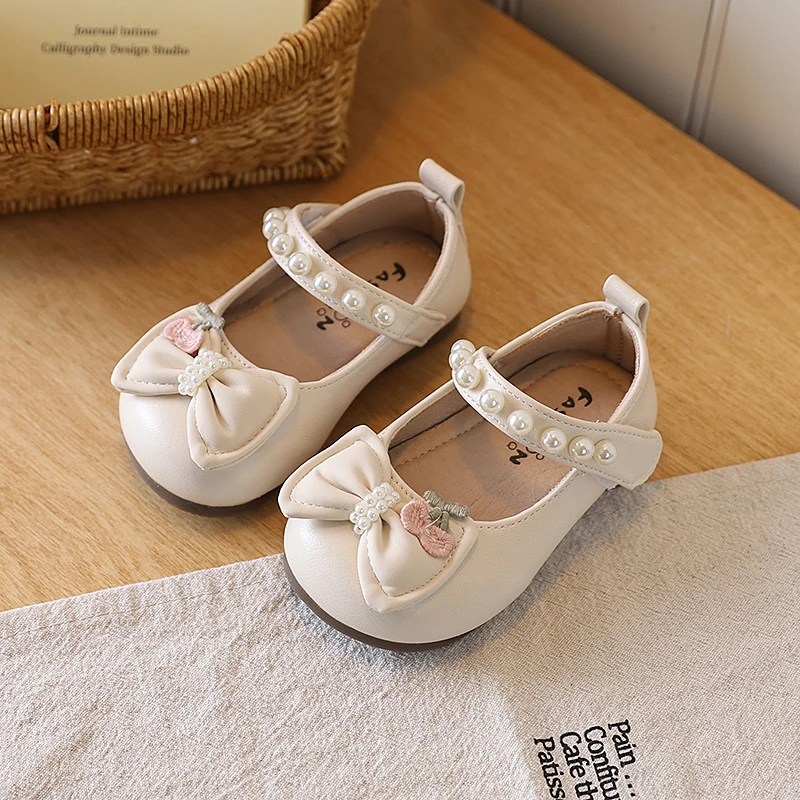 

Детские прогулочные туфли с милой мягкой подошвой для девочек, универсальные, с круглым носком, 2026, абсолютно новые, для малышей, нескользящие, в стиле принцессы