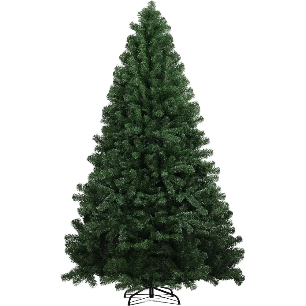 

Christmas Tree 6.5ft Spruce Artificial Holiday Christmas Trees with 1,000 Branch Tips, Party Decoration Tree with Christmas Tree