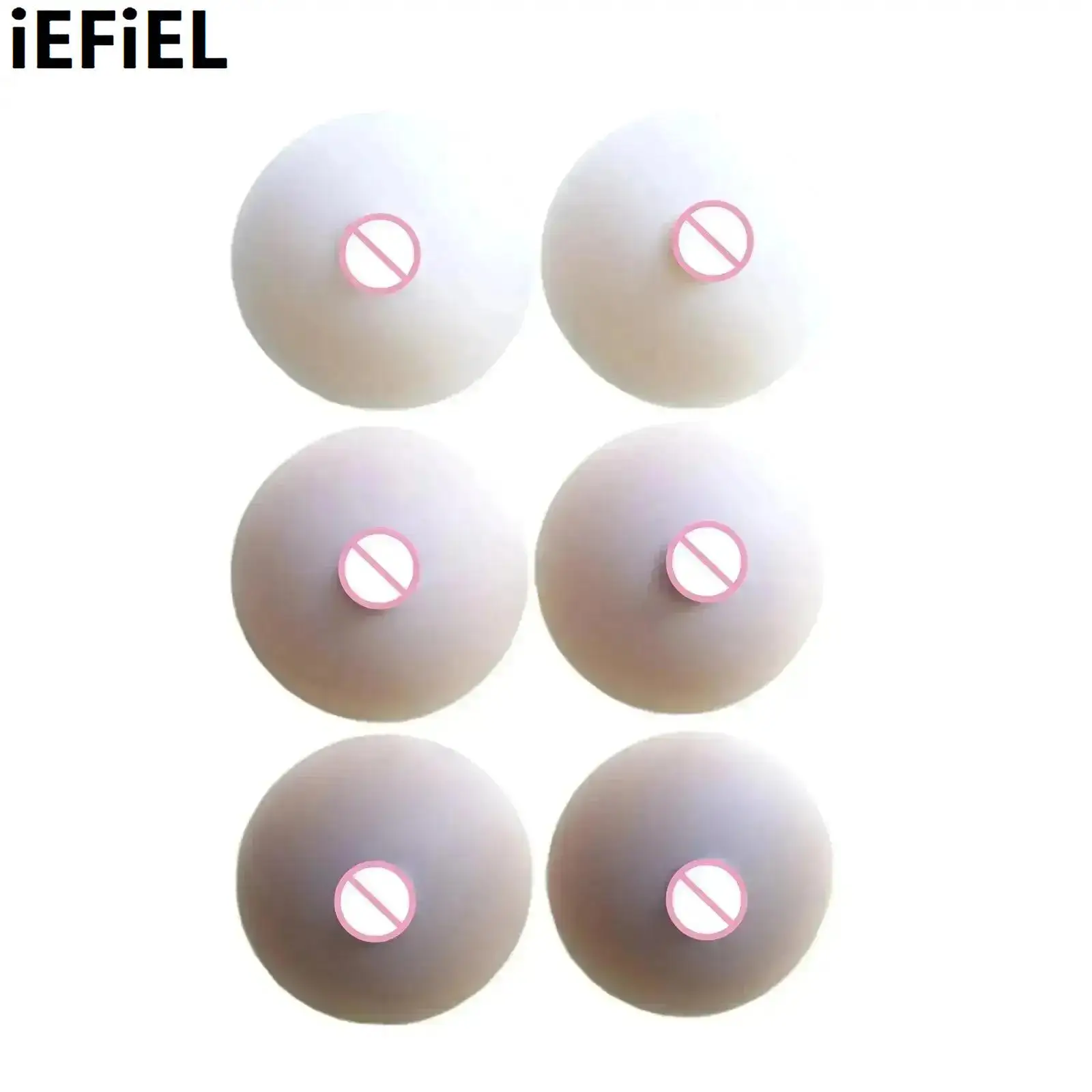

1 Pair Mimic Nipple Adhesive Breasts Stickers Invisible Silicone Nipple Covers Bra Inserts for Crossdresser Postoperative