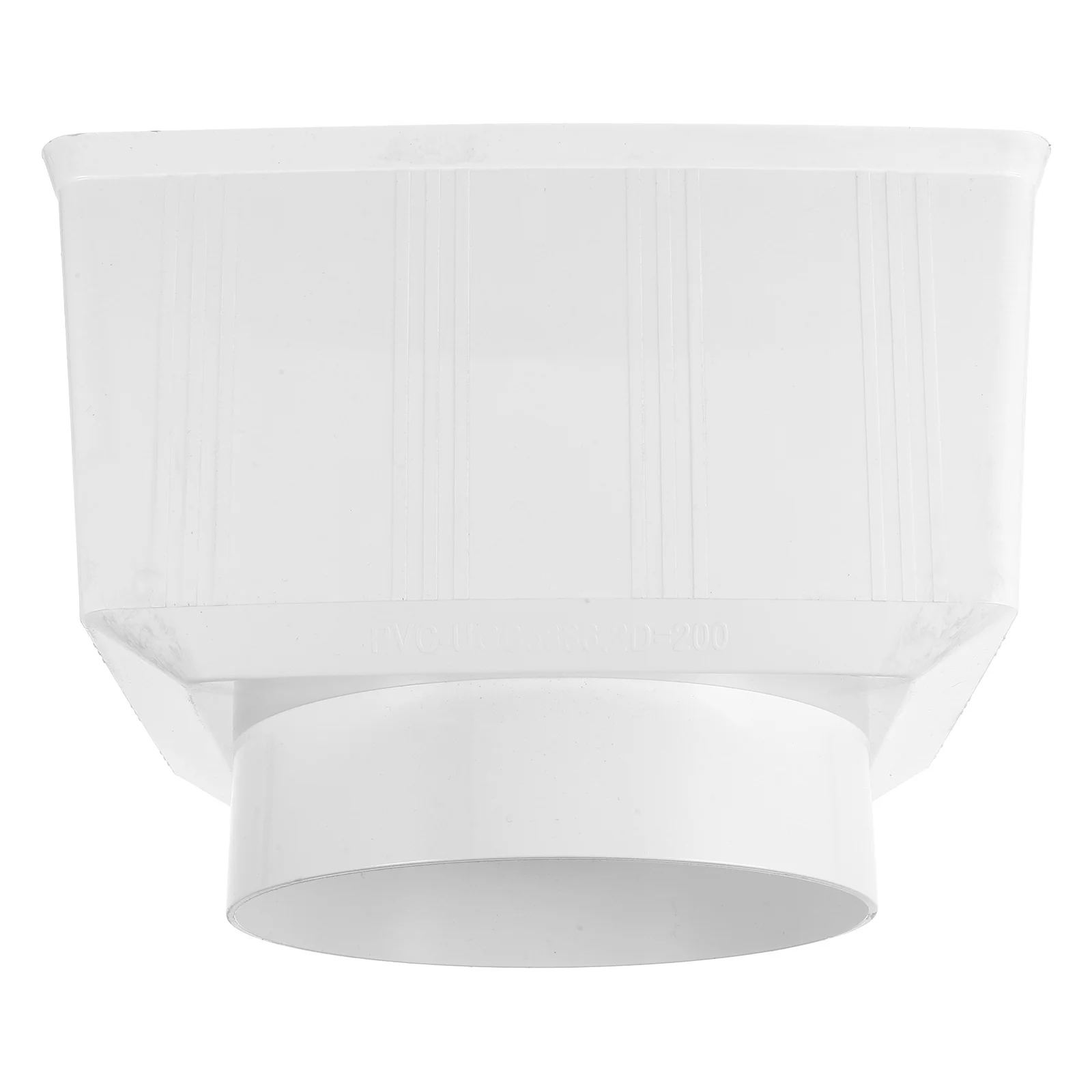 

PVC Rainwater Pipe Adapter Downspout Gutter Connector Transition Part Efficient Rainwater Drainage Gutter Adapter for Roof