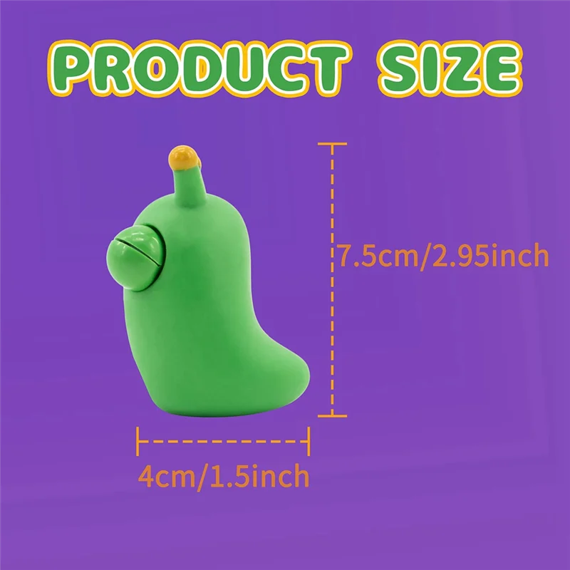 ABWE-6Pack Green Bug Popping Out Eyes Squeeze Fun Sensory Fidget für Kinder zum Stress, Angstzustände und Autismus du verwendet