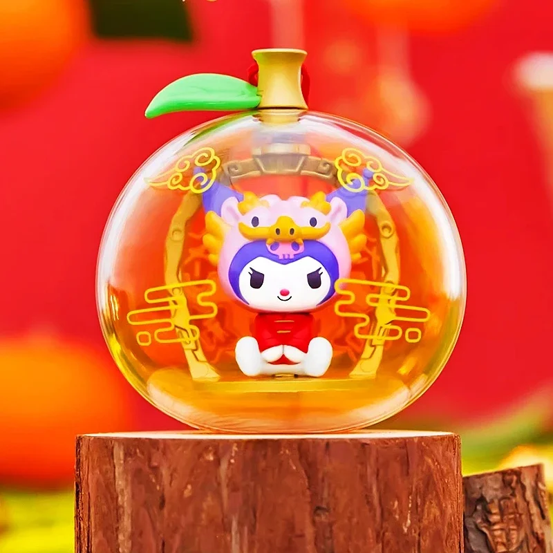 Подлинная подвеска Sanrio Lucky Orange Guardian Series, украшение для нового года, оранжевый кулон, подарок