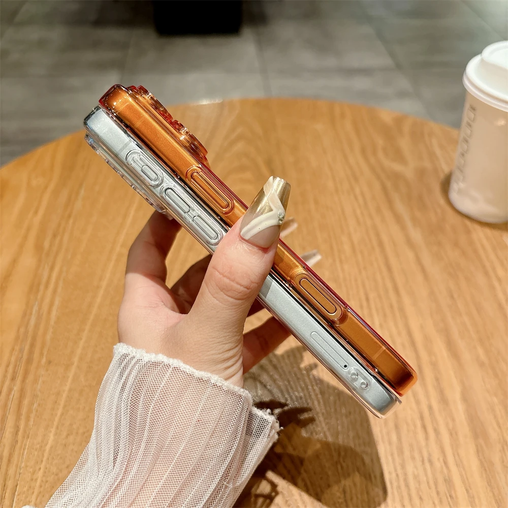 حافظة شفافة فاخرة رفيعة للغاية لهاتف آيفون 17 16 15 14 13 12 11 Pro Max Plus غطاء حماية لعدسة الكاميرا الهوائية #3