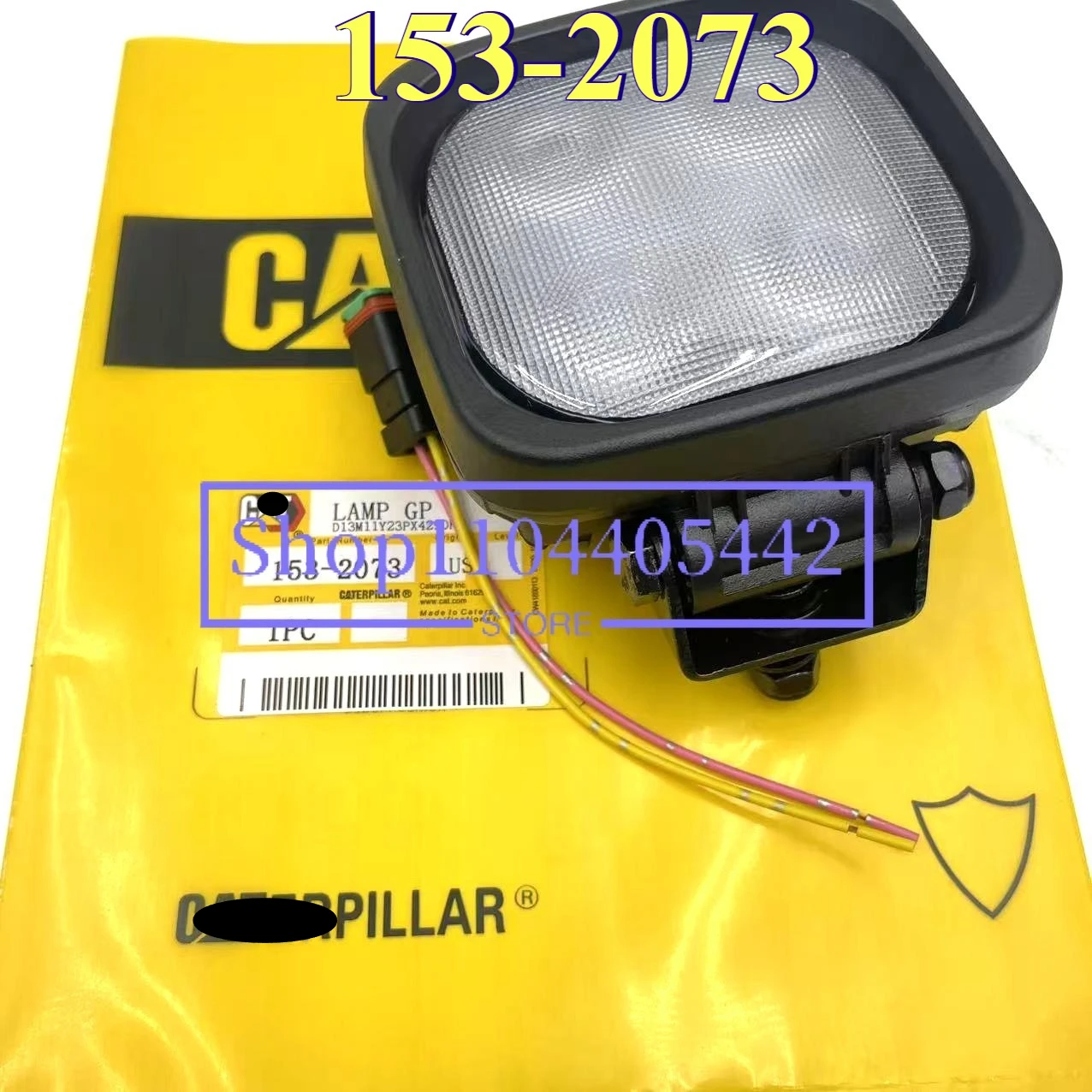 

ЛАМПА FLOOD Caterpillar детали 5110B,5230B,816F,826H,120H,160H,572R,587R,815F,825H,D10T2,D7R,D6R,784C,814F,990H 1532073,153-2073