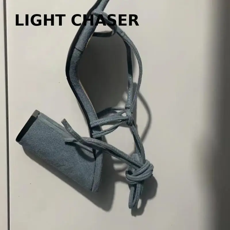 Summer New Sandals Sexy Pumps Thick Heels With Thin Straps Women's Sandals Large Size Fashion Flip-flops High-heeled Sandals 43