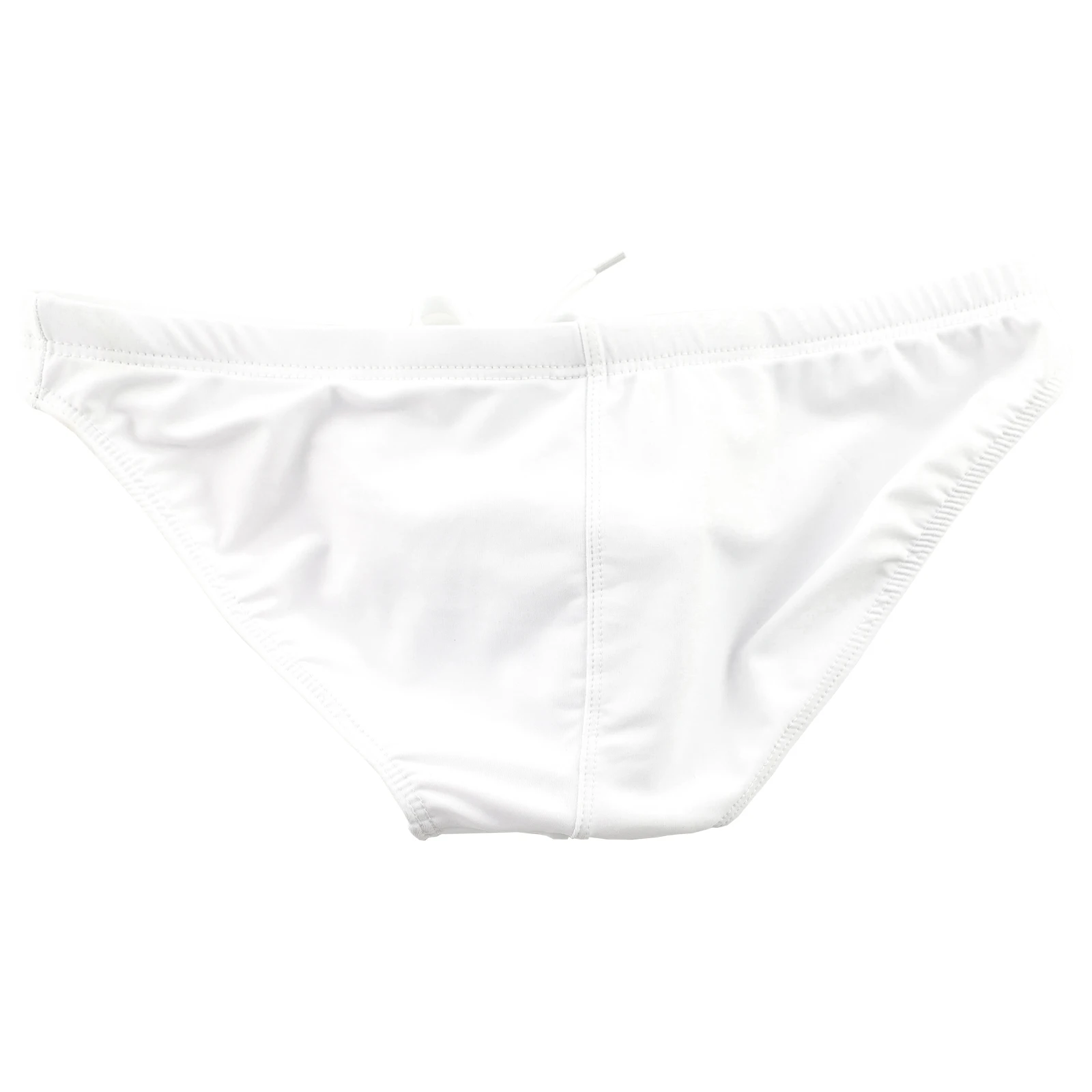 Herren-Bademode in einfarbiger Ausführung, niedrig sitzende Badehose mit Kordelzug, Strandunterwäsche, schnell trocknender Badeanzug, Badeshorts, Strandbekleidung – Detail 16