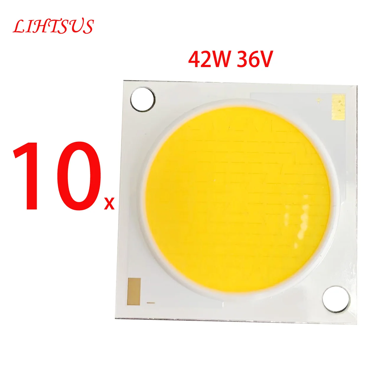 

42W LED COB Chip Lamp Spotlight 28x28mm 1050mA Square Light Bulb 10PCS