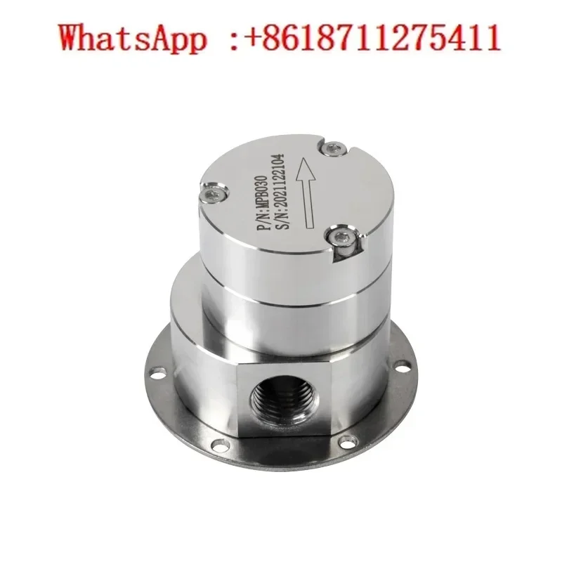 Micro self-priming pump gear pump vertical pipeline pump head stainless steel filling metering magnetic drive