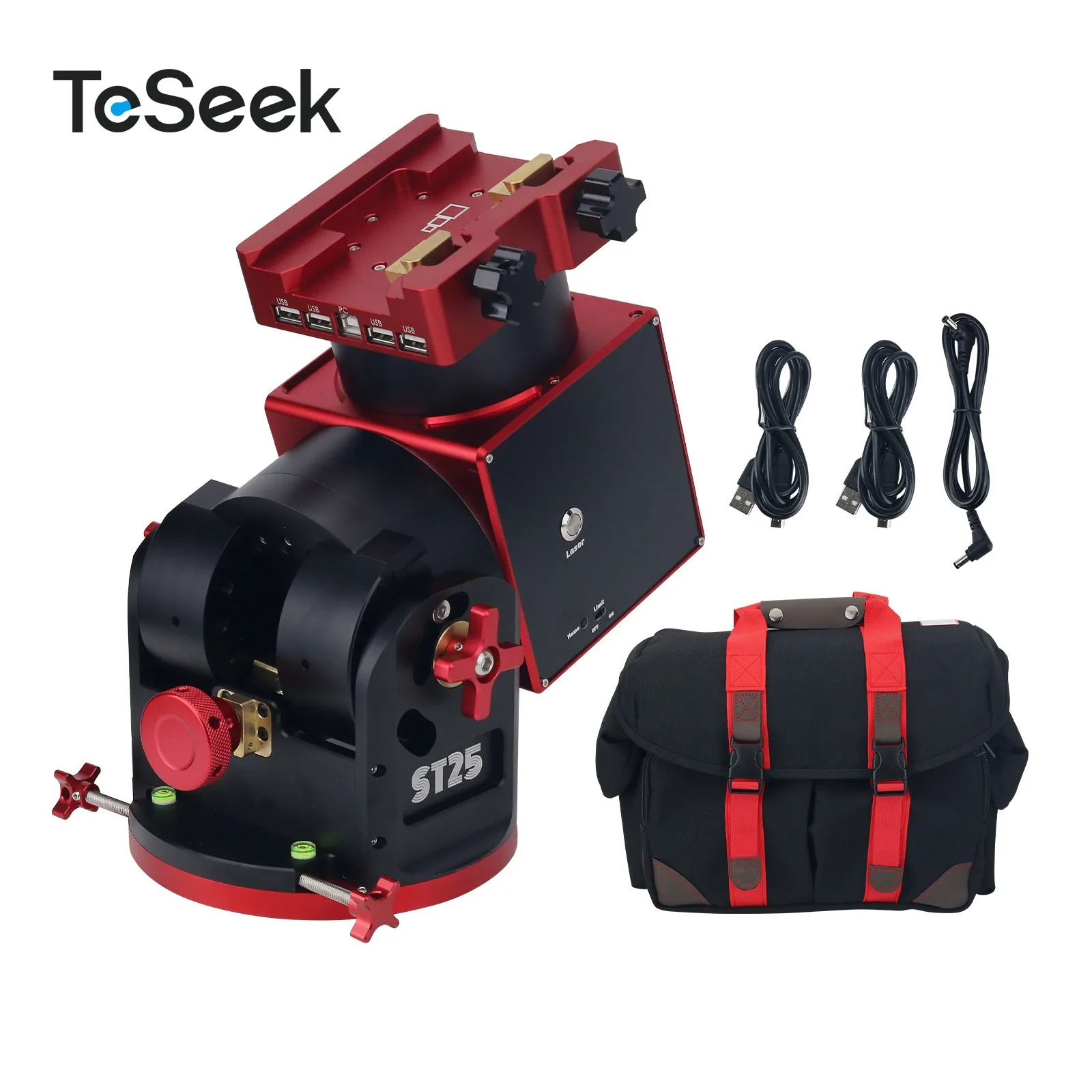 

TeSeek ST25 Pro Harmonic Equatorial Mount Theodolite Support Mechanical Home and Patent Mechanical Limit Function