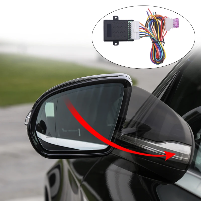 Car Side Mirror Folding System Universal 12V Auto Side Mirror Folding Kit Universal Car Styling Car Accessories