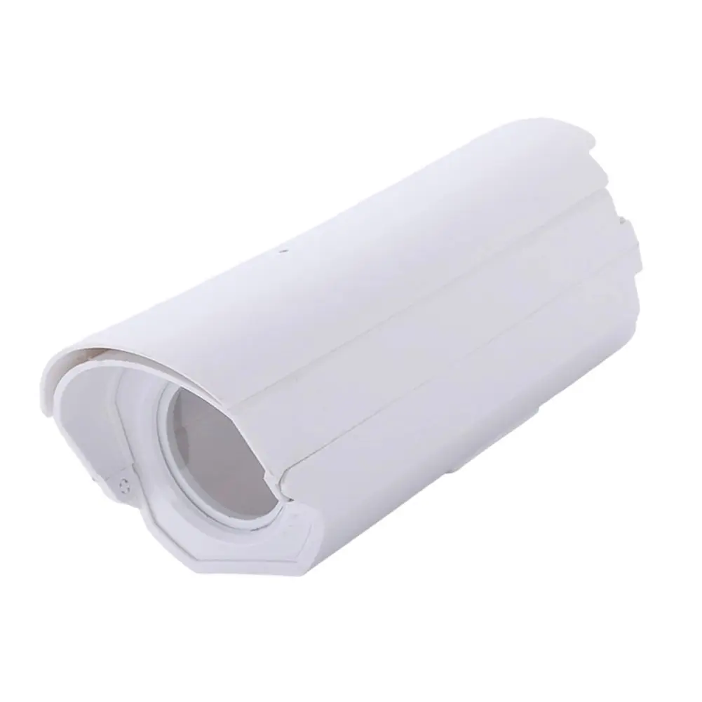 Plastic CCTV Security Camera Cover Weatherproof Protective Housing Sun Shade Rain Shield Camera Guard Protective Cover