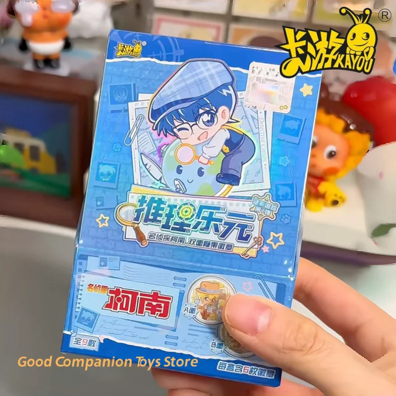 

Оригинальный значок KAYOU Детектив Конан, двусторонний, с изображением тени, серия «Трекинг теней», том 1, «Парадиз рассуждений», аниме-фигурка, игрушка, подарок