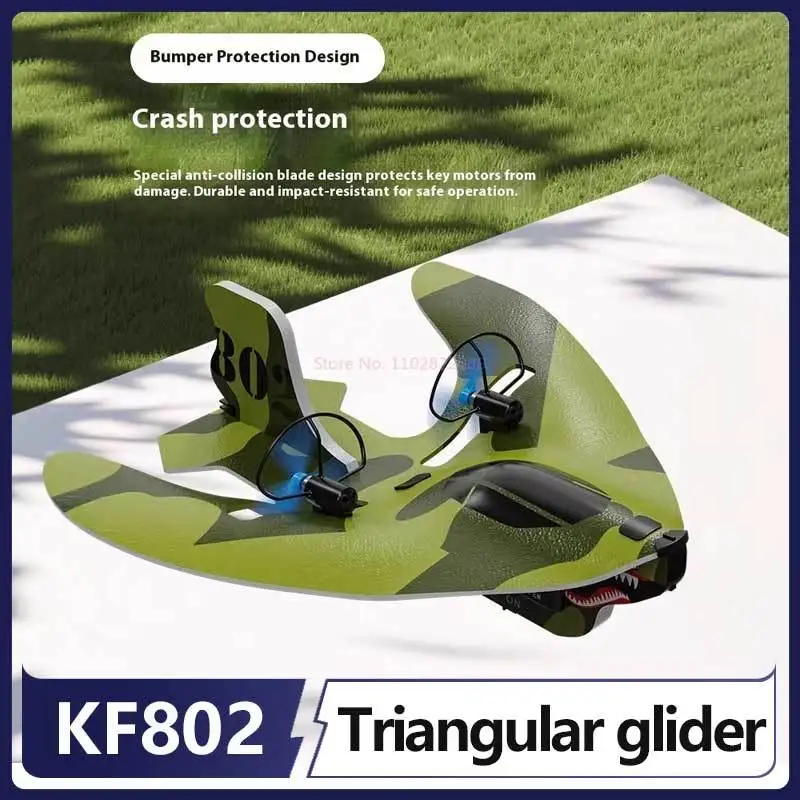 

Remote Control Aircraft 2-Channel Kf802 Glider Stunt Remote Control Glider Rc Model Airplane Gift Training Aircraft