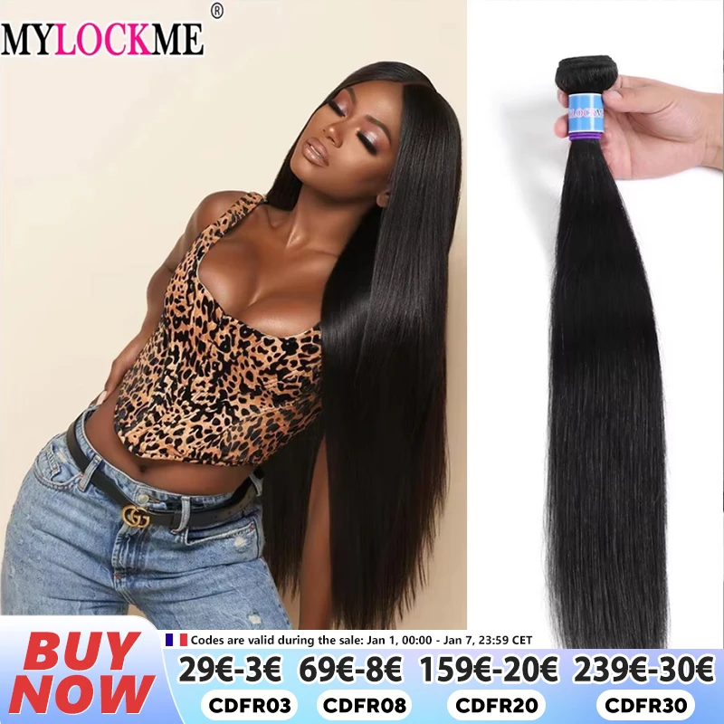 Brazilian Human Hair Bundle Straight Human Hair Bundles 1/3/4 Pcs/Lot Sew In Hair Extensions Natural Color 10-28 Inch Hair Weave