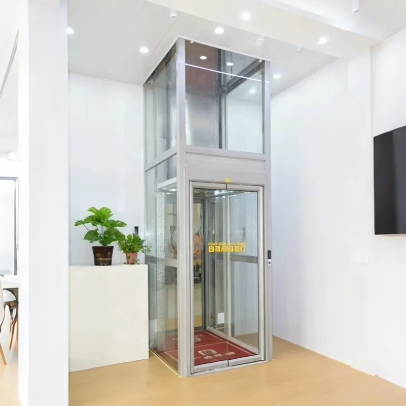 Ascenseur résidentiel simple pour petite villa de 2 à 5 étages, intérieur/extérieur, personnalisable, lien de paiement de dépôt