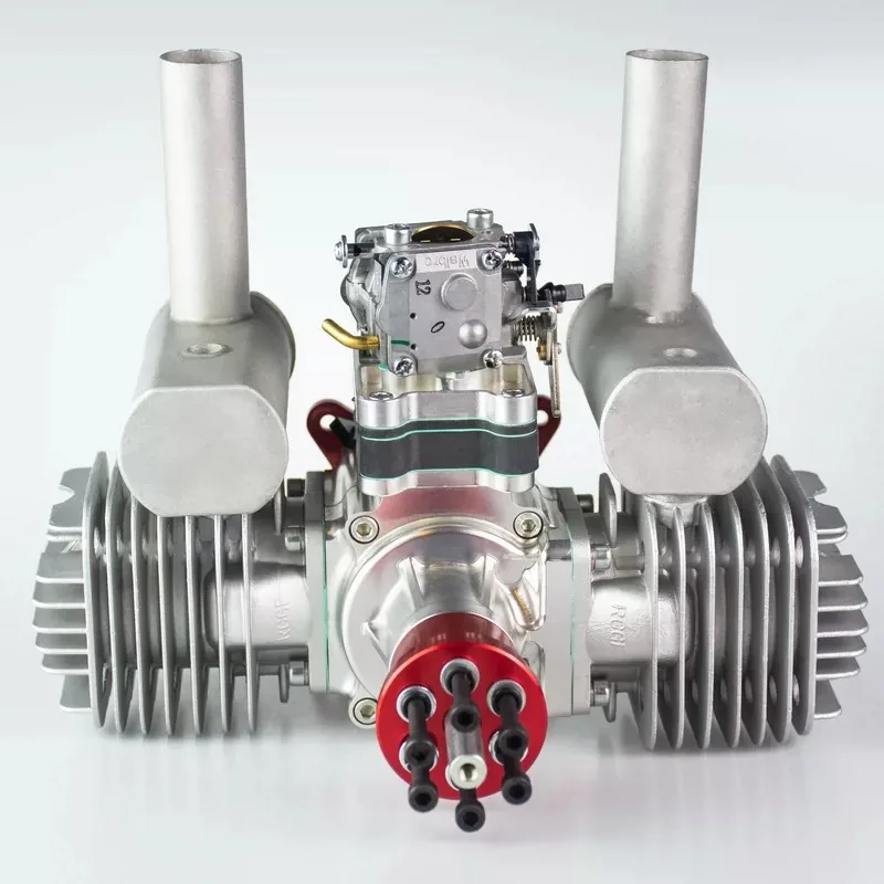 RCGF120CCT Twin Cylinder Petrol/Gas Engine Dual With Muffler/Igniton/Spark Plug