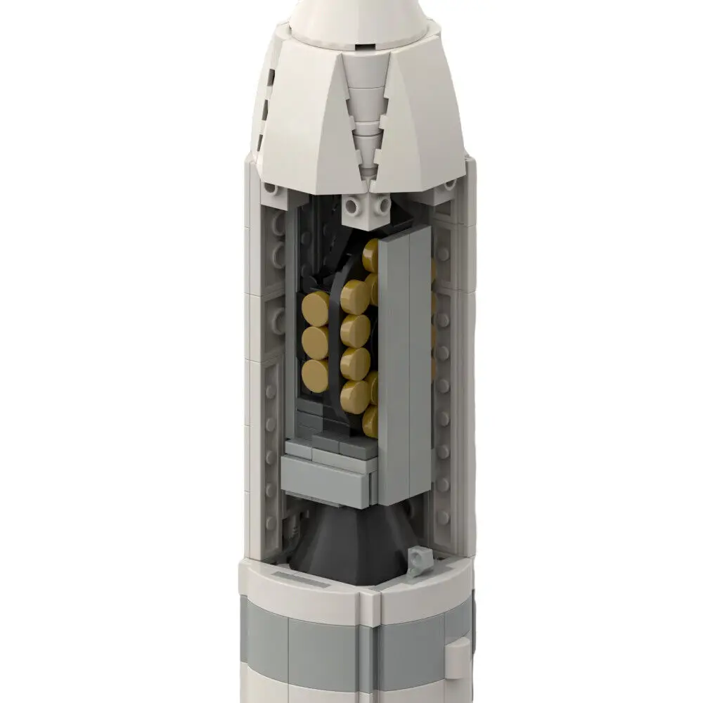 A-r-i-a-n-e 5 ECA Rocket 1:110 modelo A escala, 1264 piezas, juguetes de construcción MOC Build