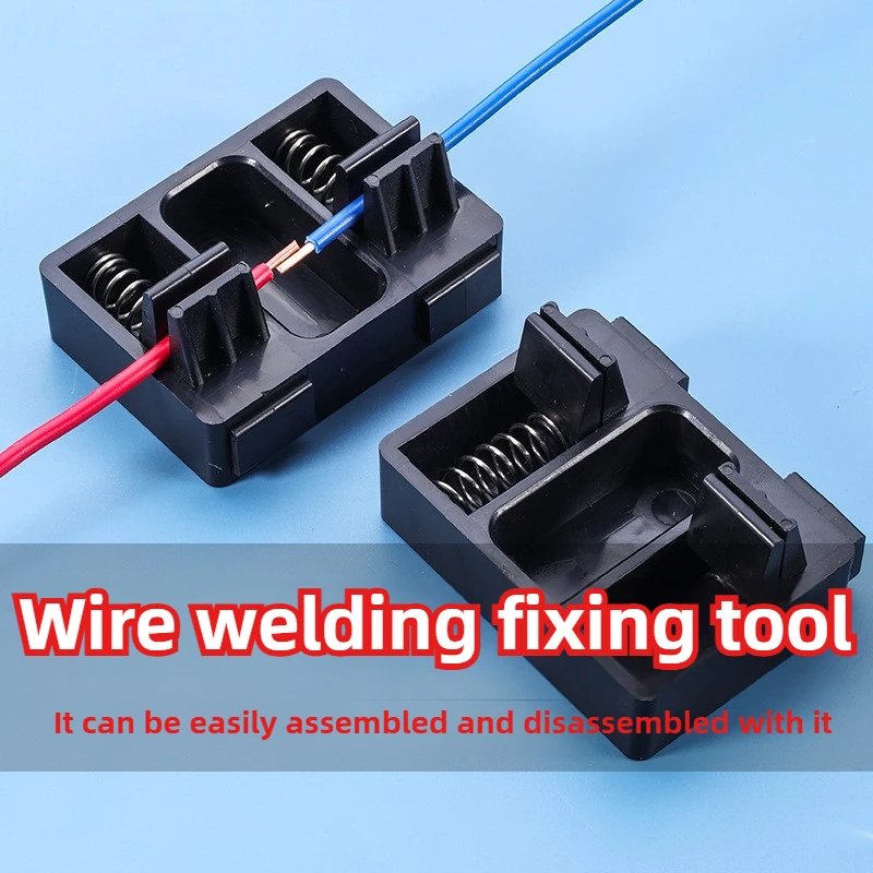 

Professional Portable Welding Fixture - Adjustable Electrode Holder with Quick-Release Clips, Secure Wire Fixing & DIY Projects
