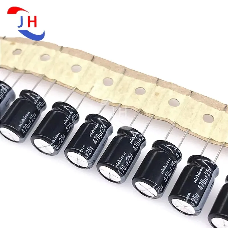 10PCS Aluminum Electrolytic Capacitor 25v470uf 10*16 HD Series 105 Degree 5mm Pitch 25V 470UF