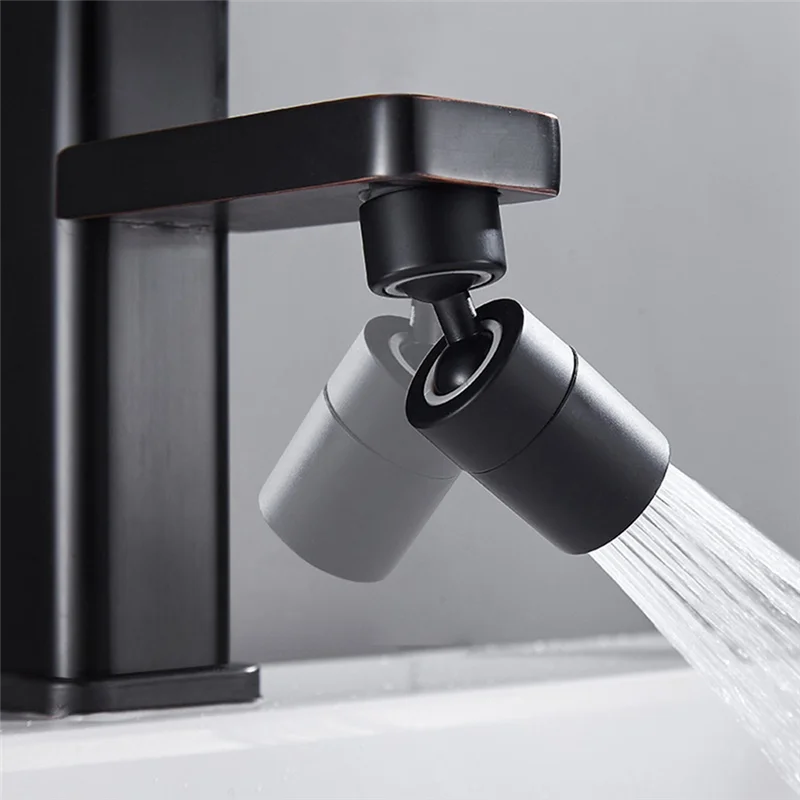A47F-Kitchen Faucet Spray Head Filter Adjustable Rotary Splashback Tap Nozzle Bubbler Kitchen Sink Faucet