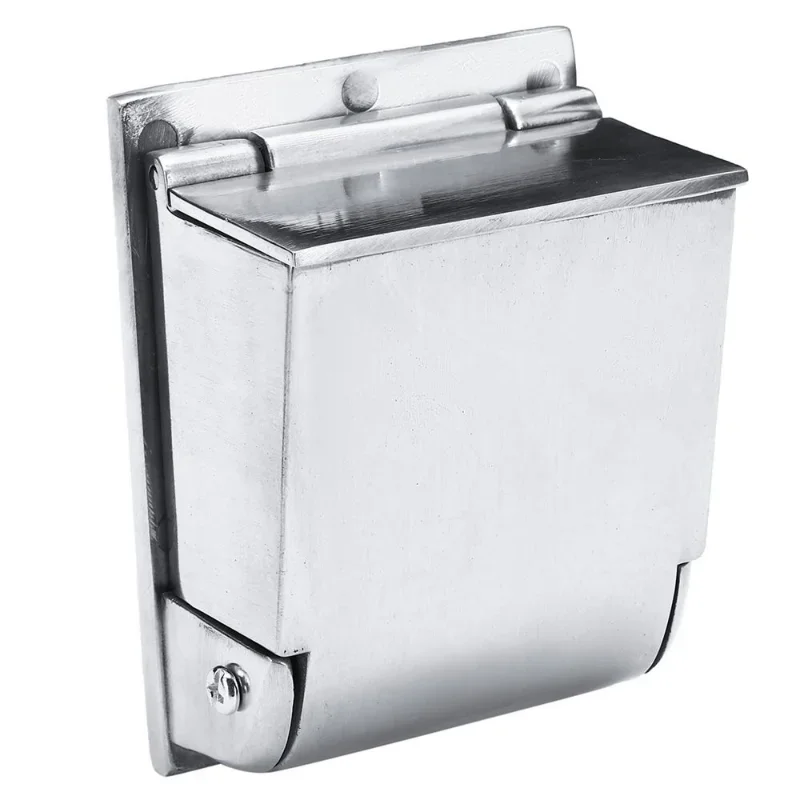 95*70mm Wall Mounted Aluminum Alloy Ashtray Cigarette Holder Creative Personality Outdoor Smoking Public Places