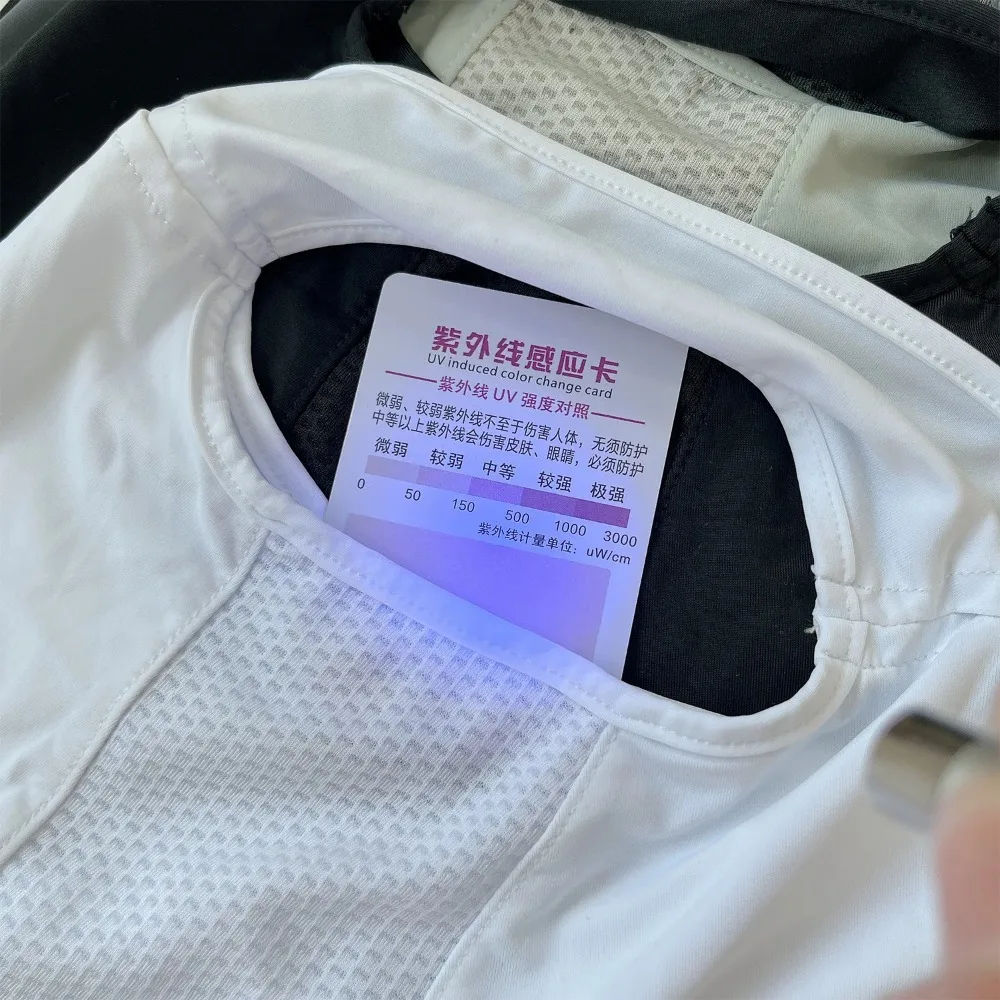 UV Protection Ice Silk Mask Sun Proof Bib Solid Color Face Cover Face Shield Summer Face Scarves Sunscreen Face Scarf Riding image 3