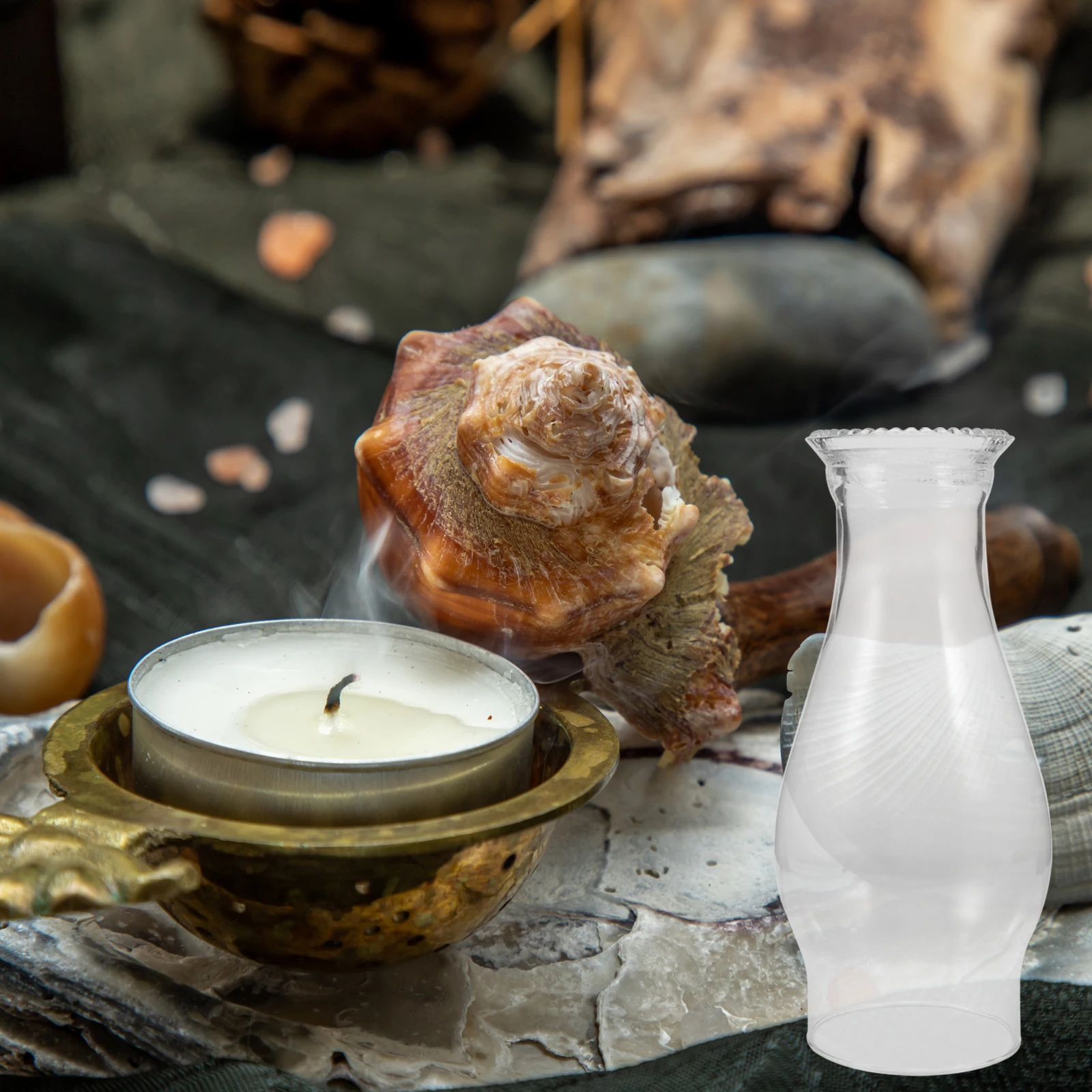 

Lampshades for Table Glass Oil Chimney Replacement Light Bulb Indoor Use Covers Lantern