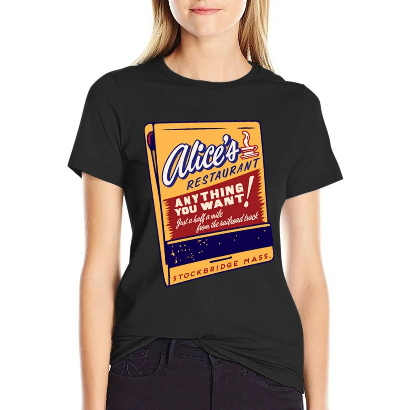 Alice's Restaurant 1\t T-Shirt cute clothes sublime t-shirt dress for Women long