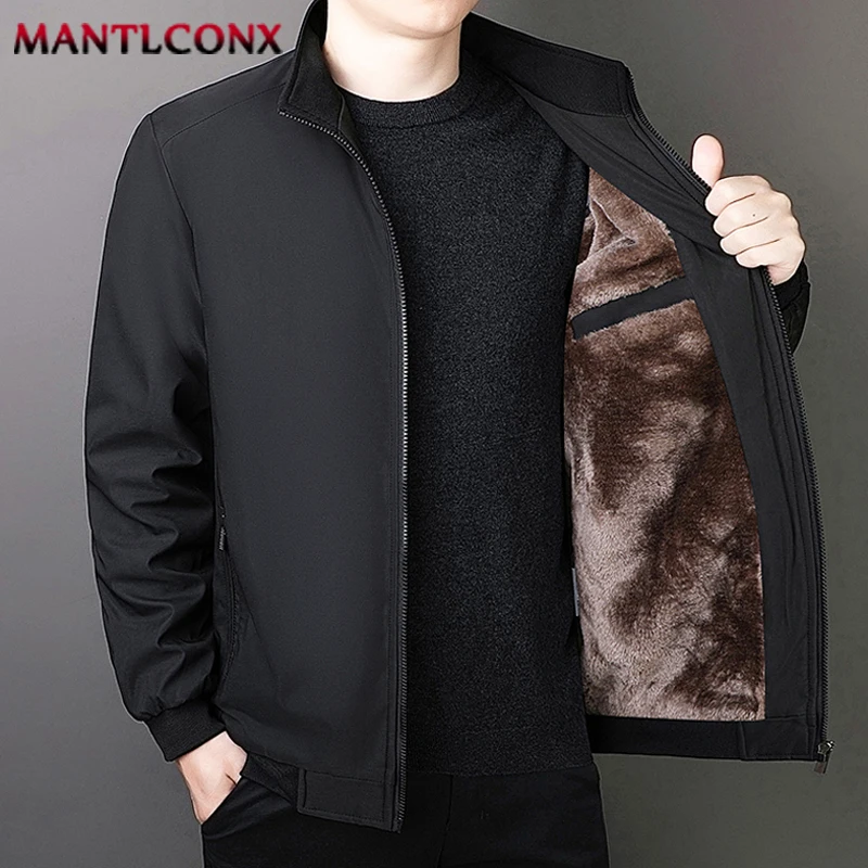 Plus Size 7XL 8XL Winter Jackets for Men Thick Inner Solid Winter Jacket Men Windbreak Warm Business Coat Blazers Men Outerwear