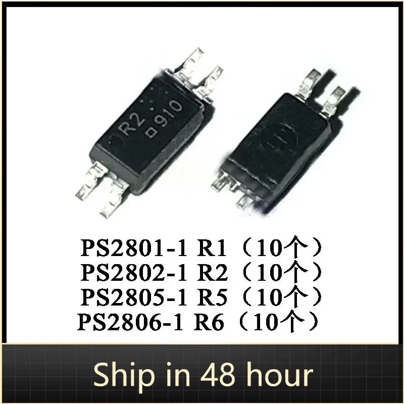 10Pcs 100% New Original PS2801-1 R1 PS2802-1 R2 PS2805-1 R5 PS2806-1 R6  optocoupler SOP4 IC Chip In Stock