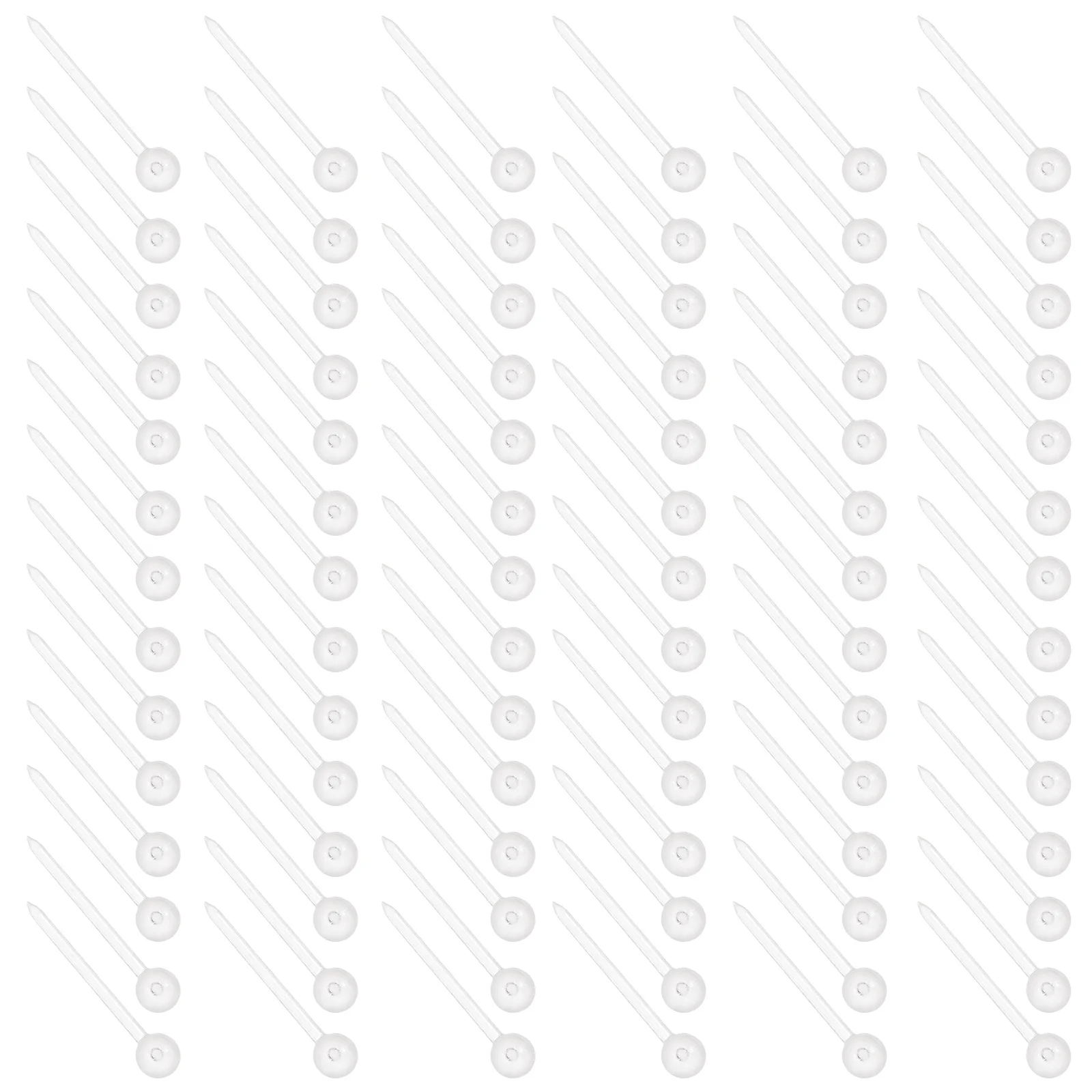 

1000Pcs Mini Foam Ball Round Head Transparent Sequin Pins for Handicraft Xmas Ornament Decoration Multi-Use Craft Supply