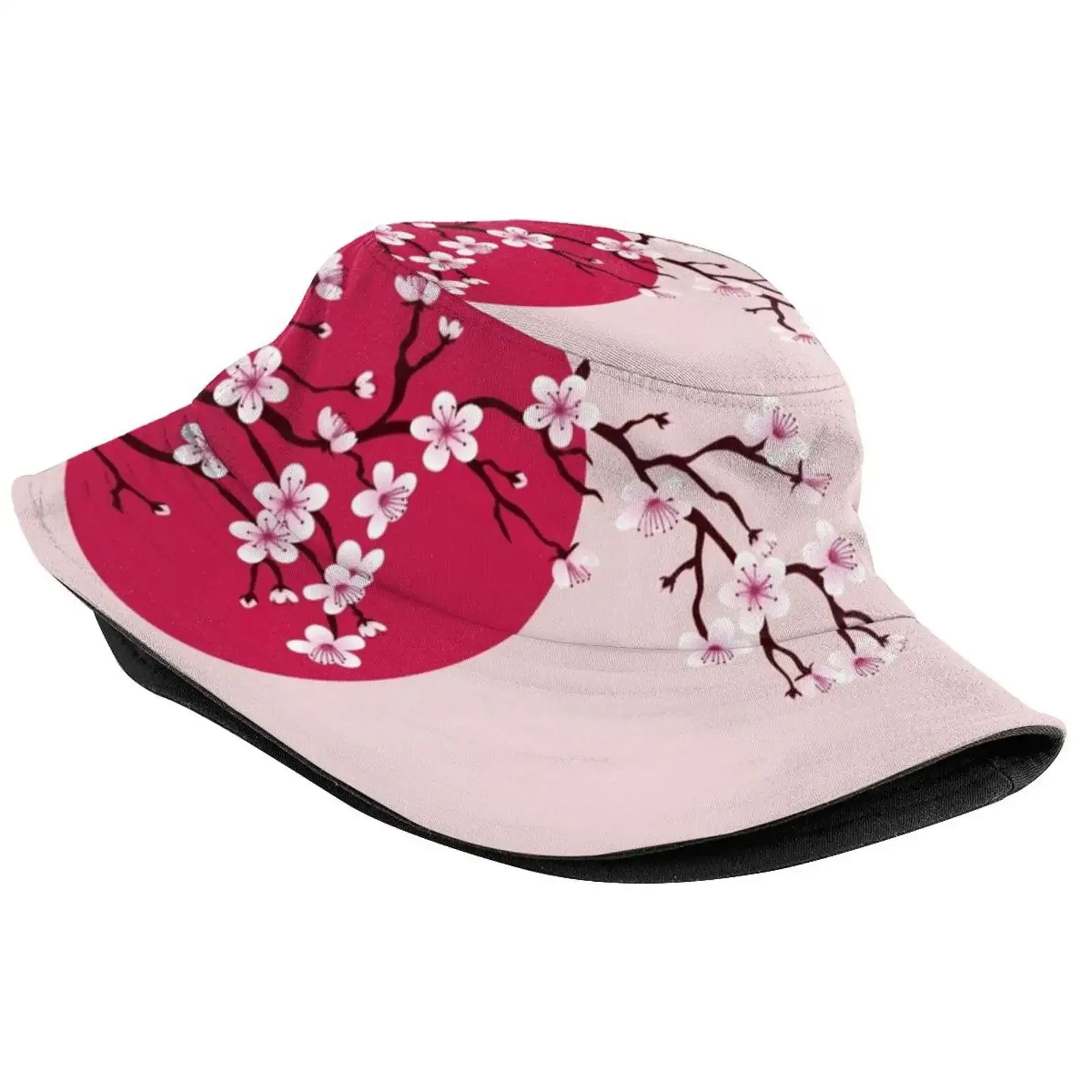 Sakura Tree Sakura Cherry Blossom Dust Anime Japan Pink Fisherman's Hat Bucket Hats Caps Spring Flowers Nature Cute Cherry Tree